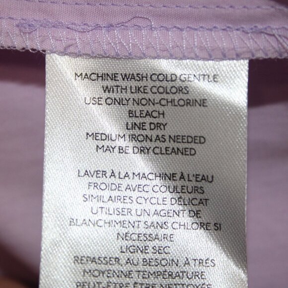 Maeve Dress NEW $148 Sz XS Lavender Purple Buttons 100% Cotton Dress - Picture 12 of 15